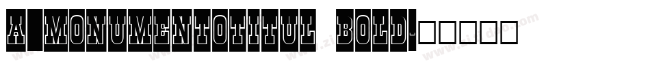 a_MonumentoTitul Bold字体转换